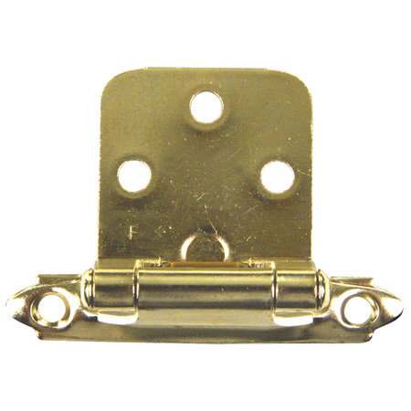 JR PRODUCTS JR Products 70595 Self-Closing Flush Mount Hinge - Brass 70595